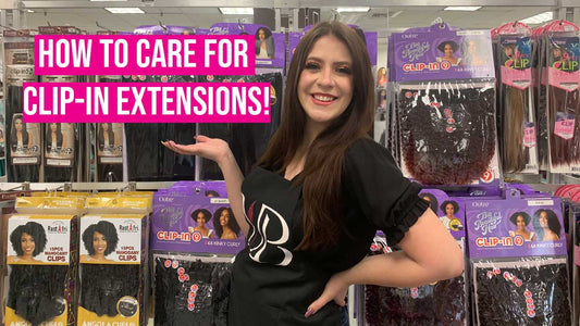 How to Care for Synthetic Clip-In Extensions