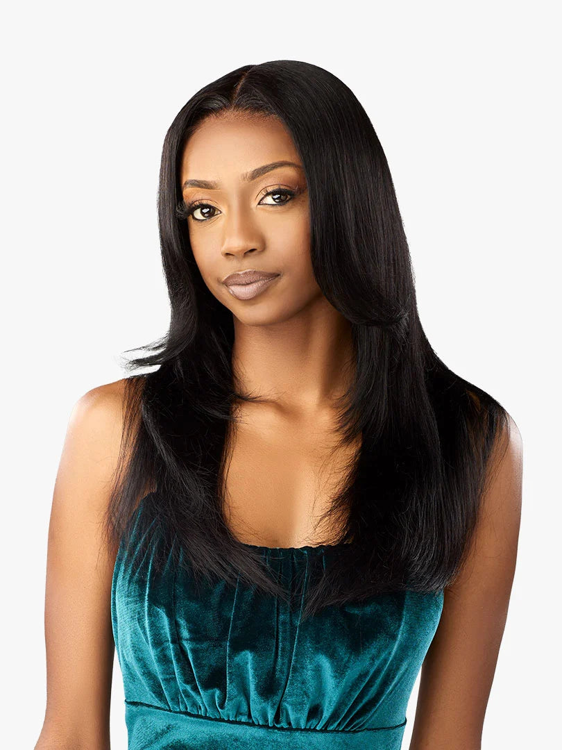 Sensationnel 15A Virgin Human Hair Glueless 5x5 HD Lace Wig - 20 inch Long Straight