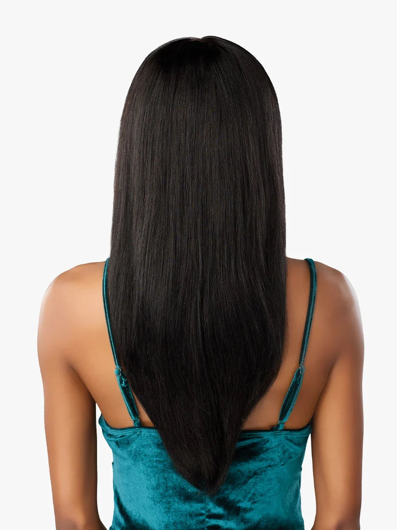 Sensationnel 15A Virgin Human Hair Glueless 5x5 HD Lace Wig - 24 inch Long Straight Color Natural