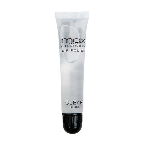MAX Makeup Cherimoya High-Shine Clear Lip Polish - 0.5 oz Squeeze Tube Gloss