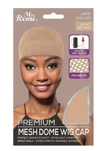 Annie #4547 Mesh Dome Wig Cap Light Brown