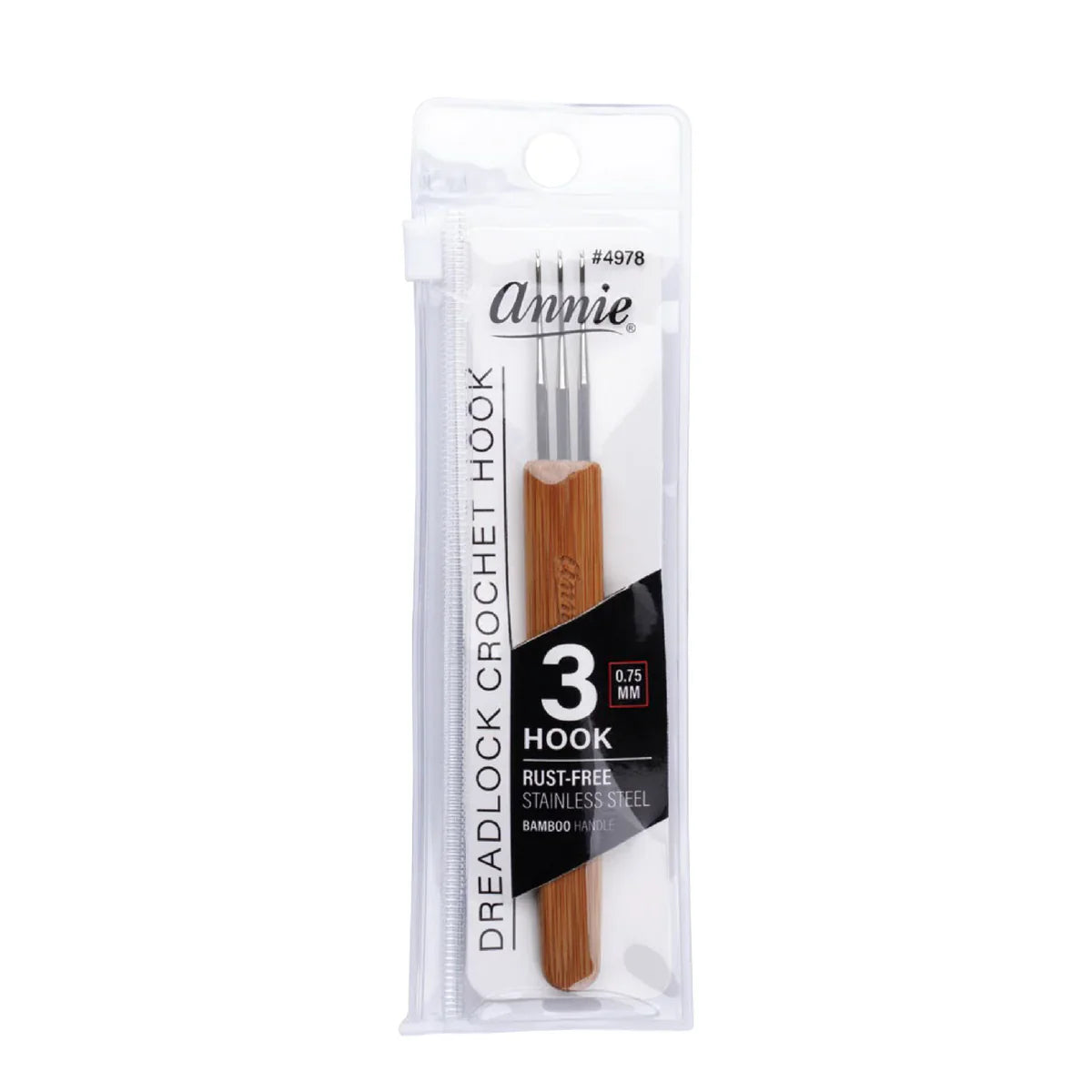 Annie #4978 Dreadlocks Crochet Needle 3-Hooks .75 mm