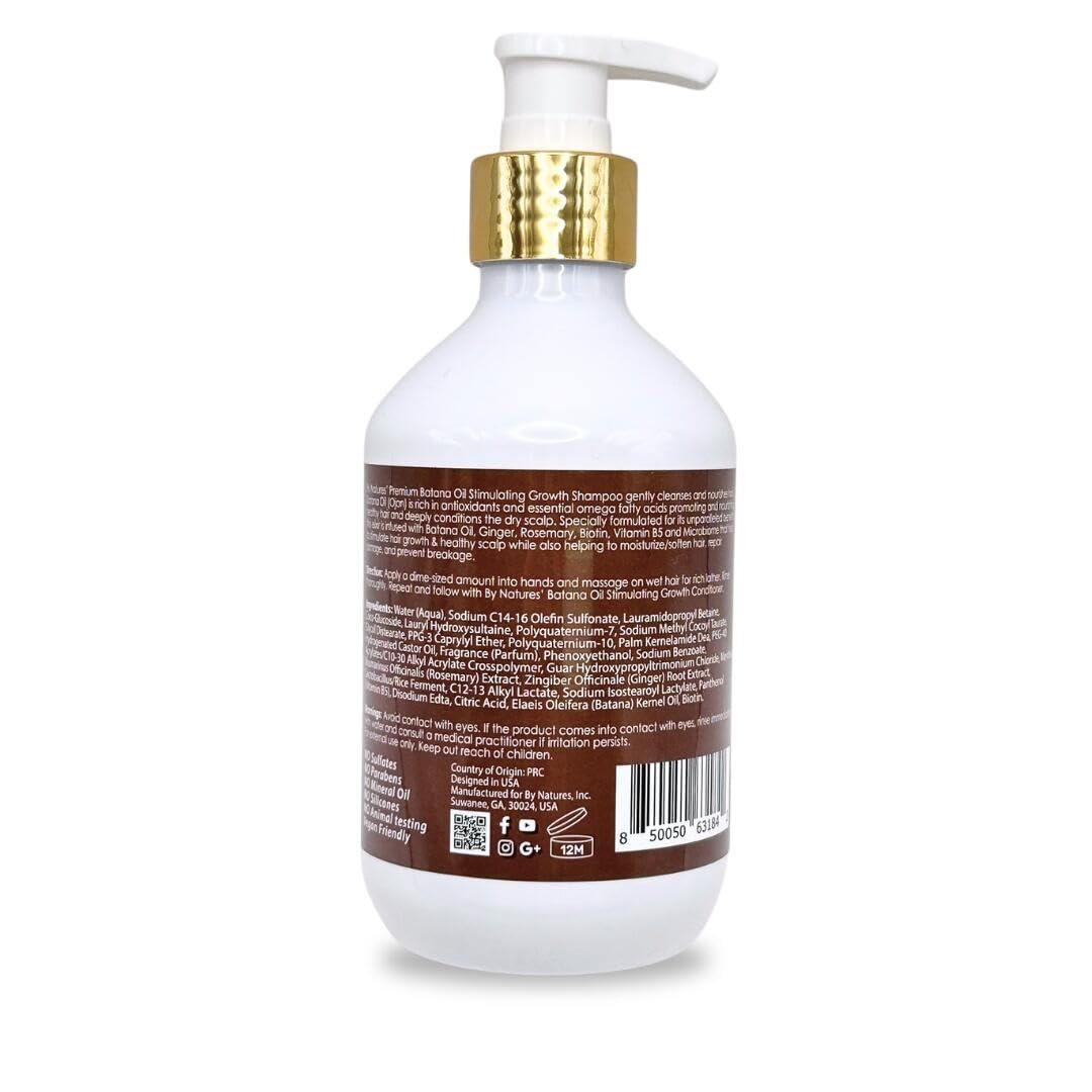 By Natures Batana Oil Stimulating Shampoo 12 oz