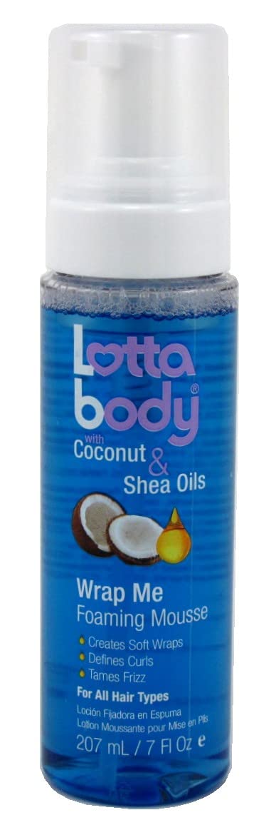 6 Pack Lottabody Coco&Shea Wrap Me Foaming Mousse 7 oz