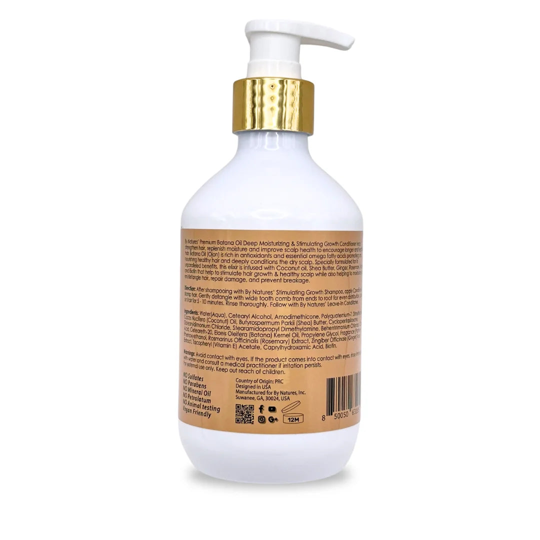 By Natures Batana Oil Moisturizing & Stimulating Growth Conditioner 12 oz