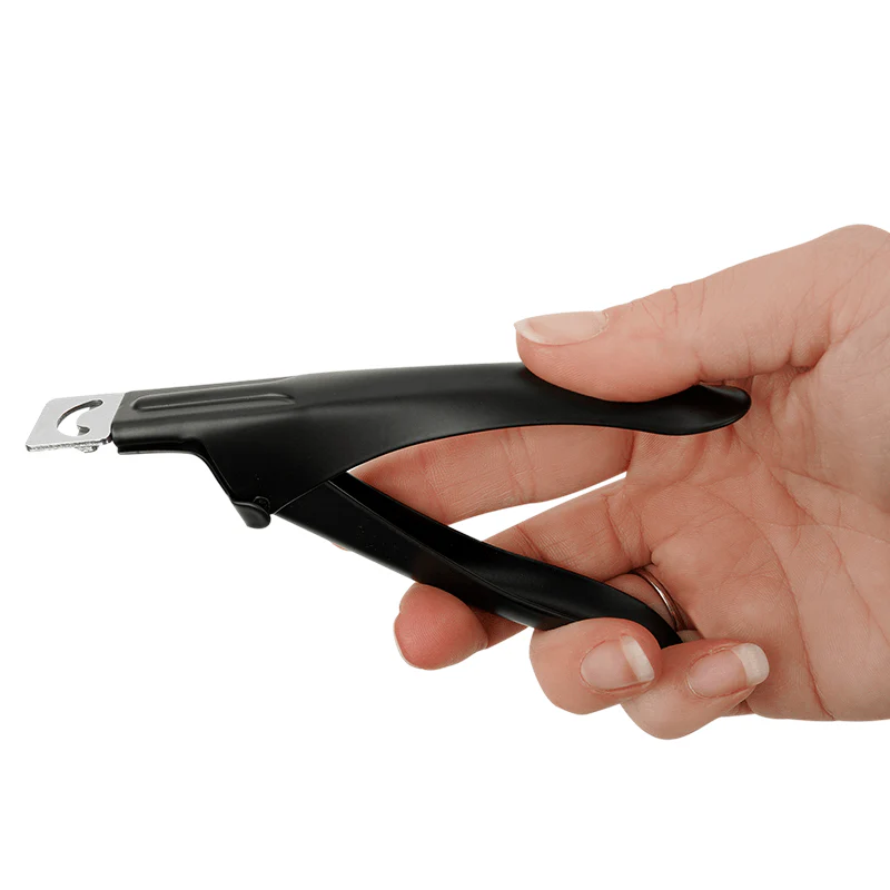 Almine #6088 Artificial Nail Clipper Matte Black