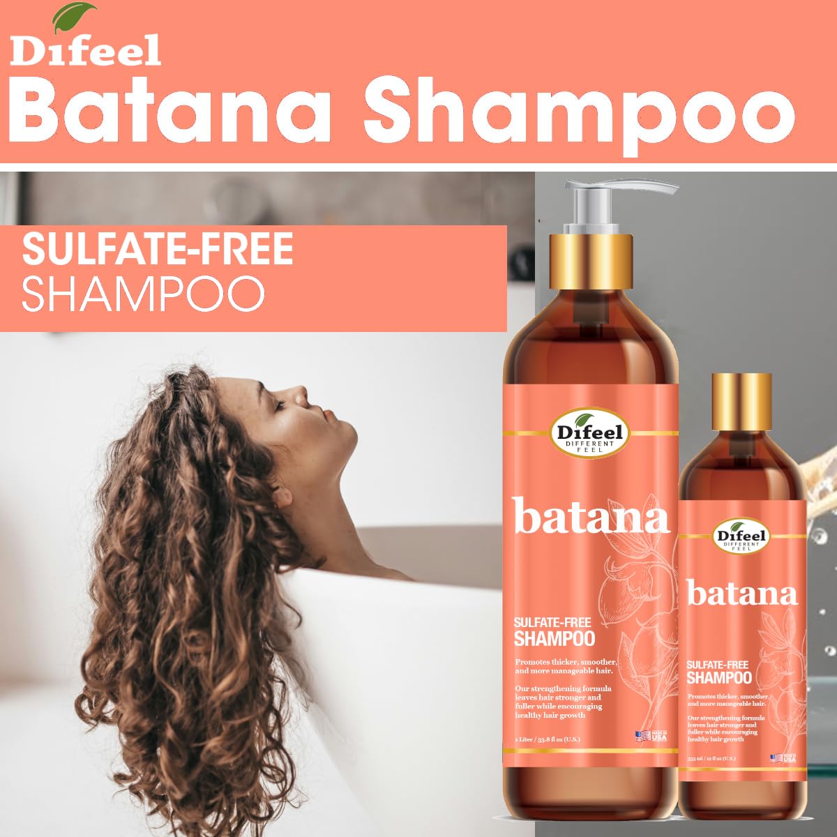 Difeel Hair Care Batana Oil Strengthening Conditioner 32 oz