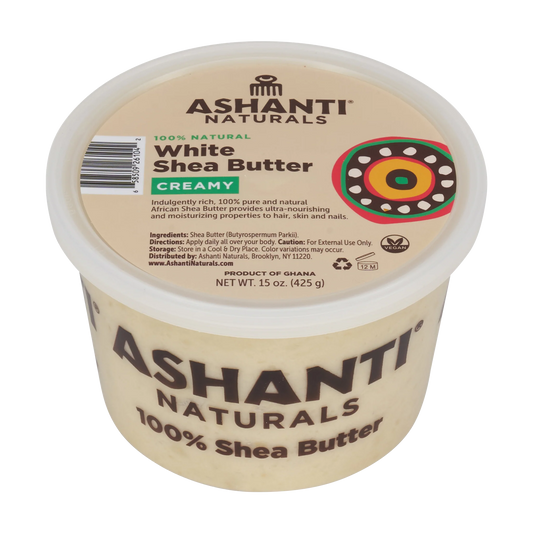 Ashanti Natural White Shea Butter Creamy 15oz