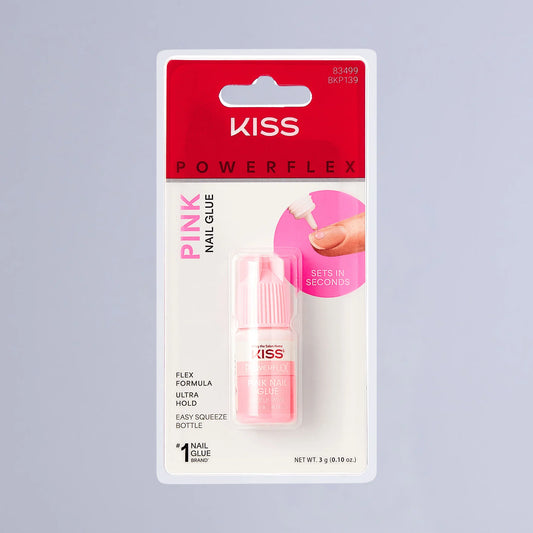 KISS PowerFlex Pink Nail Glue #BKP139