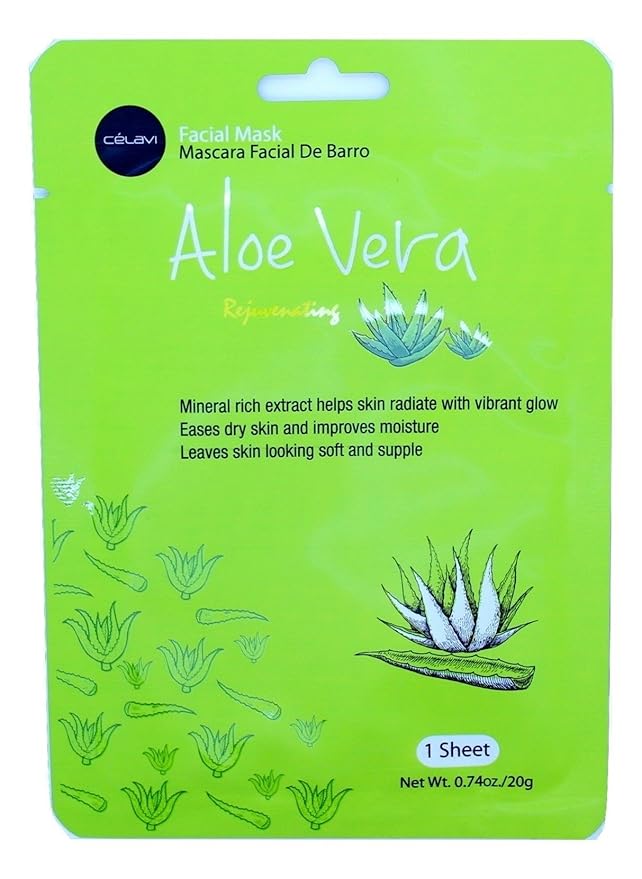 Celavi Mask Set 3 (ALOE VERA/CUCUMBER/GINSENG/POMEGRANATE)