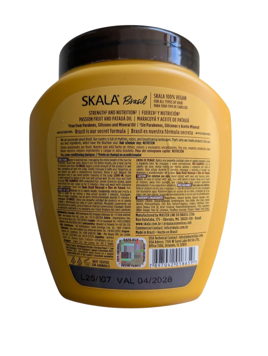 Skala Maracuja Oleo De Pataua 35.2oz