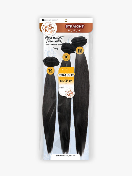 Curls Kinks & Co Straight CKMST 14"/16"/18"