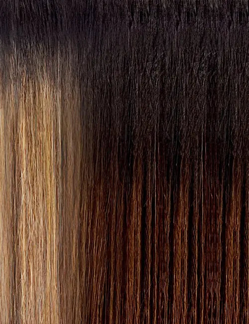 Outre Perfect Hairline Swoop 4 Glueless 13x4 HD Lace Front Synthetic Wig - 18 inch Mid Length Wavy Hair