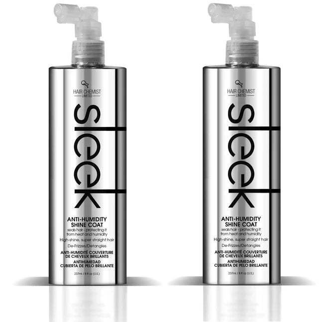 2 Piece Of Hair Chemist Sleek Anit-Hum Shine Coat 8 oz