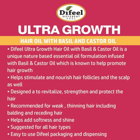 Difeel Ultra Growth Oil 2.5 oz