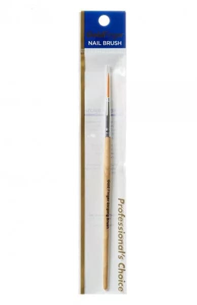 GoldFinger Professional Striping Nail Art Brush, Ultra-Fine Detail Liner Freehand Polish Applicator - GSBR