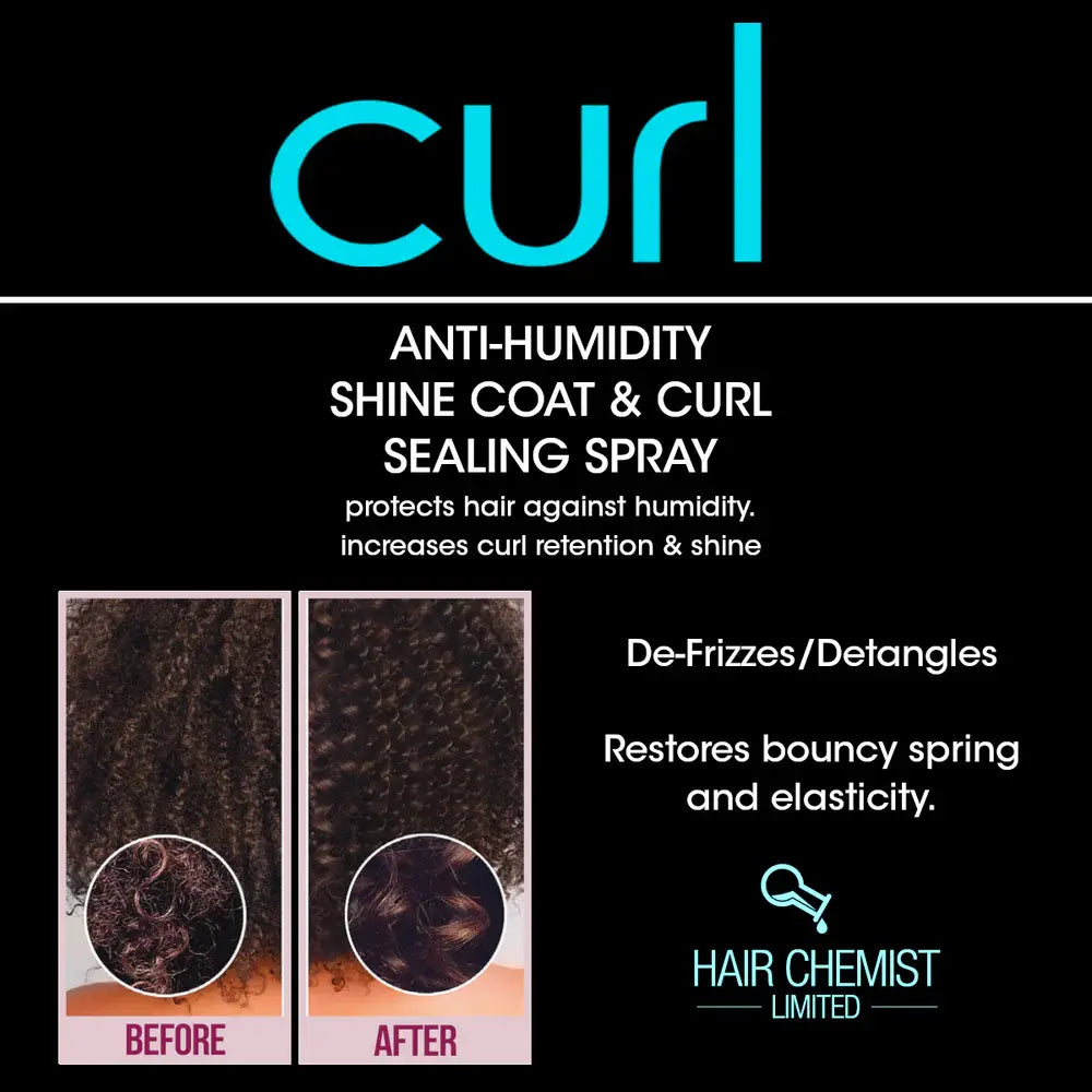 Hair Chemist Curl Anti Humidity Shine Coat & Curl Sealing Spray 8 oz
