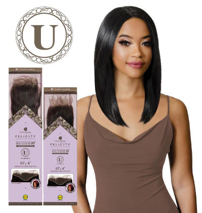 Fashion Source Human Hair HD Lace Closure 13X4 14"