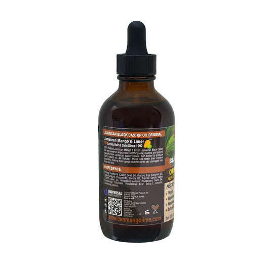 Jamaican Mango and Lime Pure Jamaican Black Castor Oil Original 2 oz