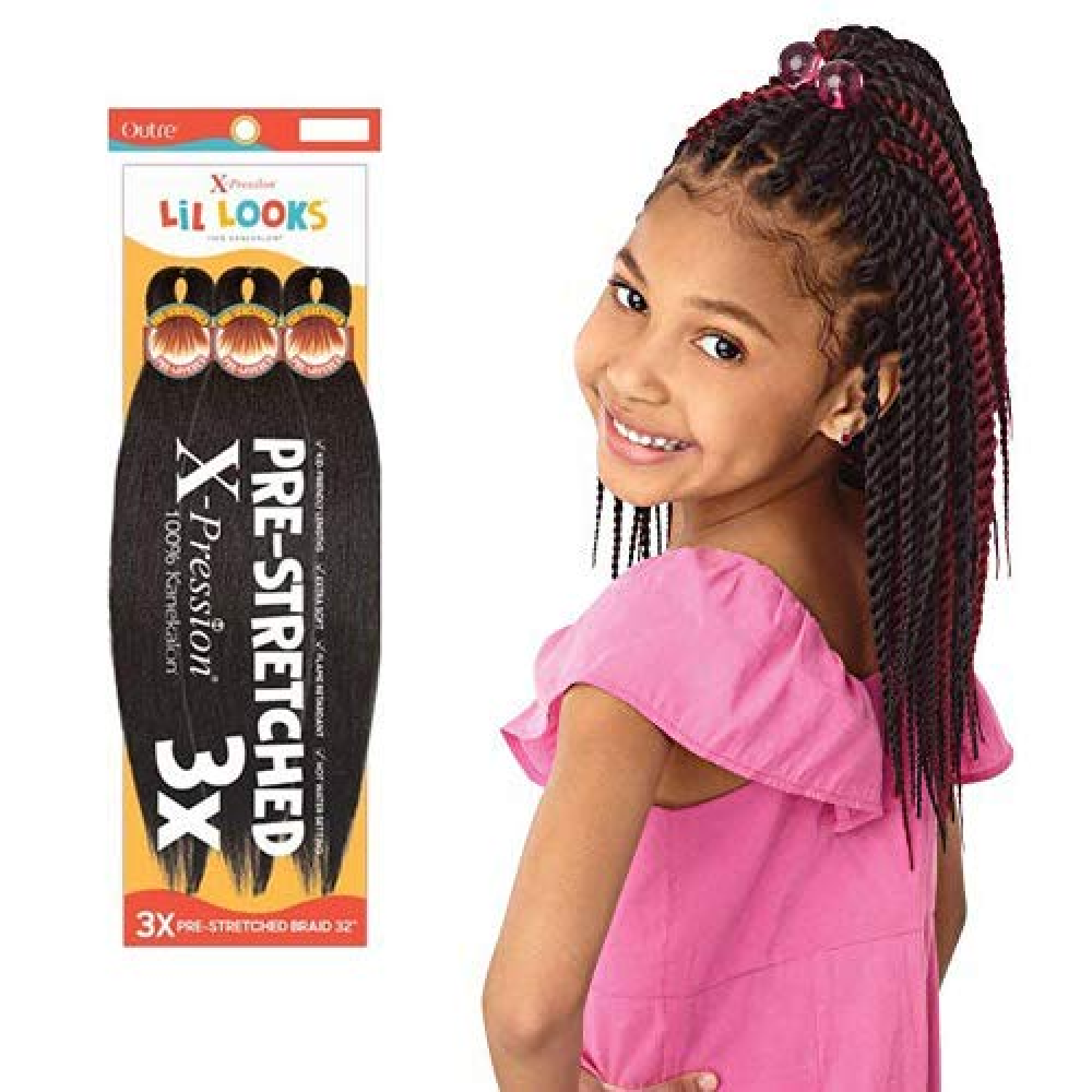 Lil Looks Pre-Stretched 32” Braid 3x Pack Outre