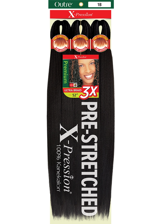 Outre X-Pression Pre-Stretched 52” Ultra Braid 3x Pack
