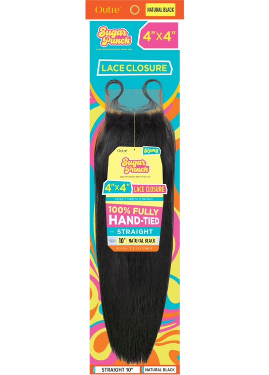 Outre Sugar Punch 4X4 Straight Closure 14"