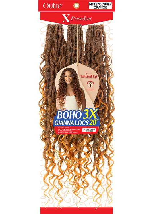 X-Pression Twisted Up Boho Gianna Locs 20" 3X