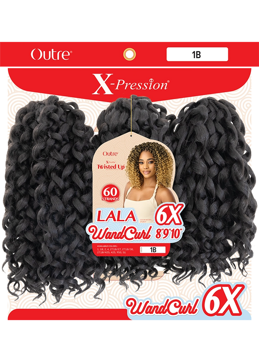 X-Pression Twisted Up Lala WandCurl 8"/9"/10"