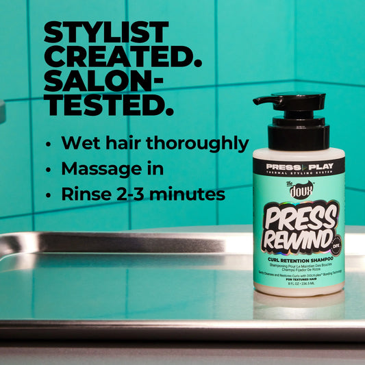 The Doux Press Rewind Curl Retention Shampoo 8 oz