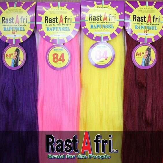 RastAfri Rapunsel 84" Braiding Hair Extensions