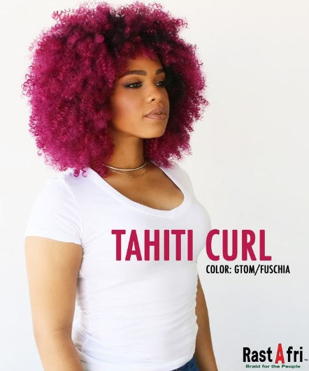 RastAfri Tahiti Curl 10" Spiral Crochet Braiding Hair Extensions