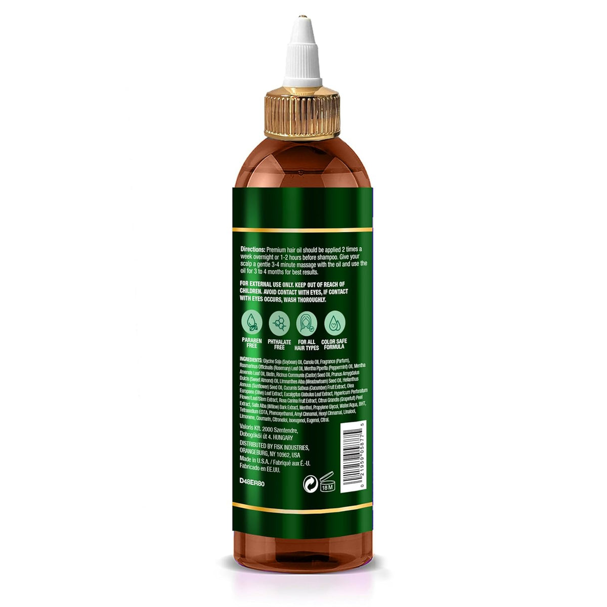 Difeel Biotin Pro-Growth Premium Hair Oil 8 oz