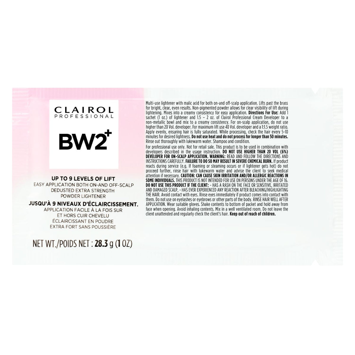 Clairol Professional BW 2 Powder Lightener 1 oz