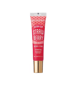 Broadway Vita-Lip Double Gloss - Strawberry Hydrating Clear Lip Polish (BCLG17)