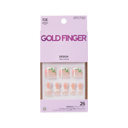 GoldFinger Design Toenails
