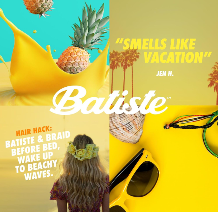 Batiste Dry Shampoo Tropical Scent Packs