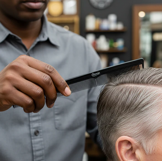 Annie Section Barber Comb with Hook Tip #13