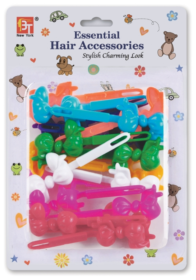 Beauty Town Festival Bow Hair Barrettes - Assorted Colors