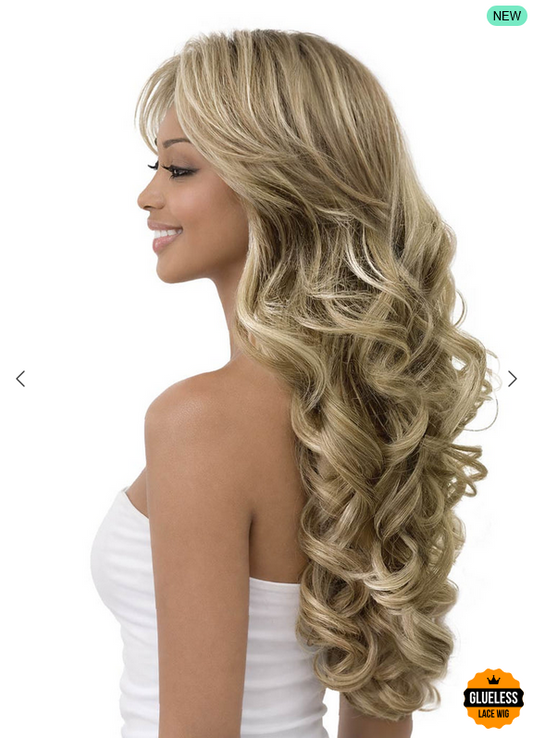 Bobbi Boss Solara MLF1015 Nu Lace Glueless 13x4 Deep Synthetic Lace Front Wig