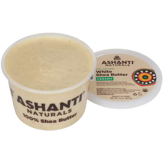 Ashanti Natural White Shea Butter Creamy 15oz