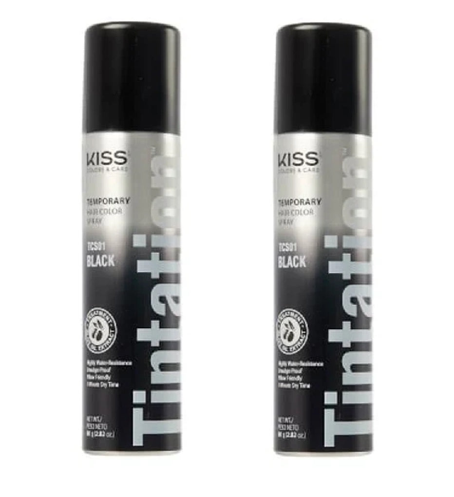 2 Pack Tintation Color Spray TCS01 Black