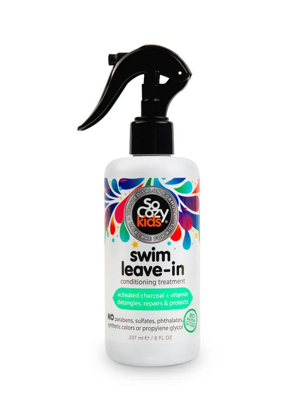 SoCozy Kids Swim Leave-In Treatment Spray - Anti-Chlorine Detangler & Protection 8 oz