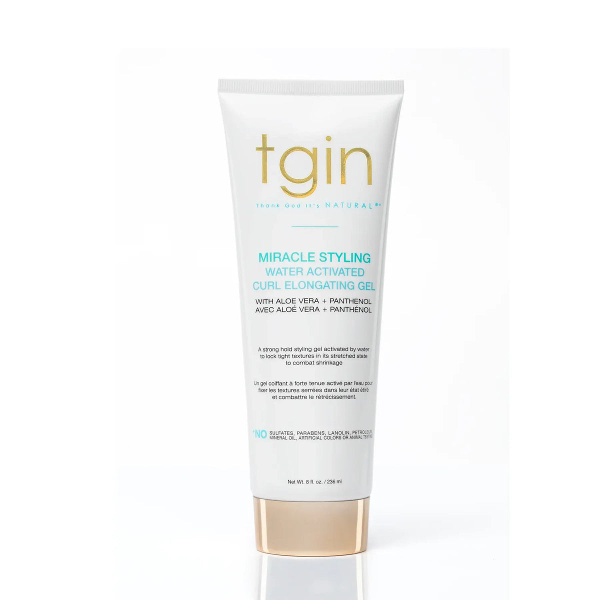tgin Miracle Styling Water Activated Curl Elongating Gel 8oz