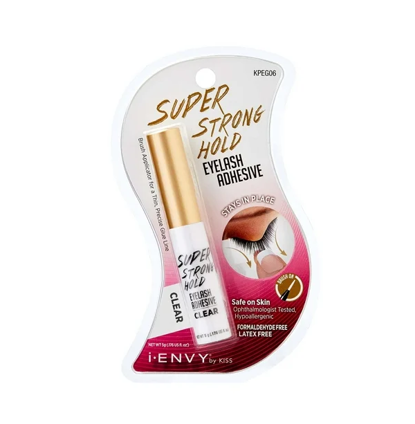 Kiss i-Envy Waterproof Super Strong Hold Brush-On Eyelash Adhesive