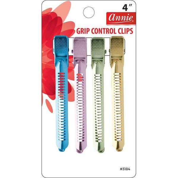 Annie #3184 Grip Control Clips 4"