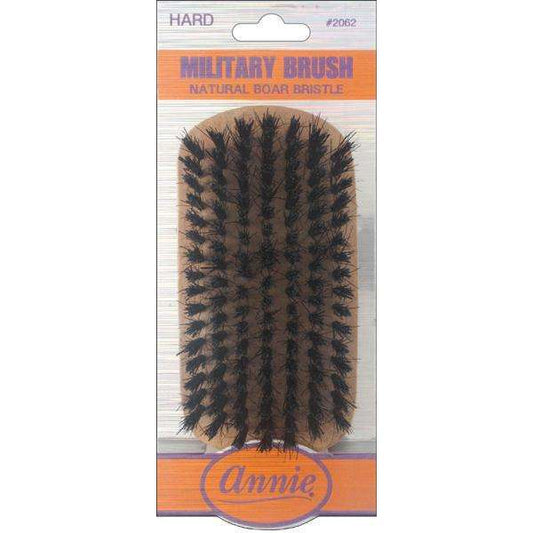Annie #2162 Medium Military Natural Boar Bristle Brush