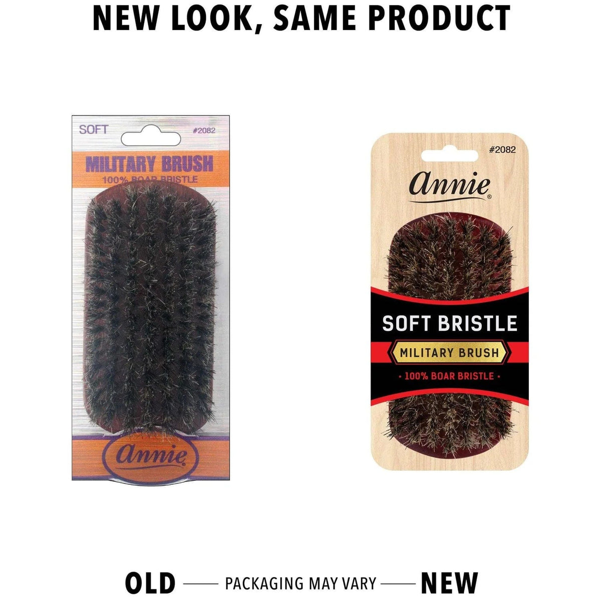 Annie #2082 Soft 100% Boar Bristle Military Brush