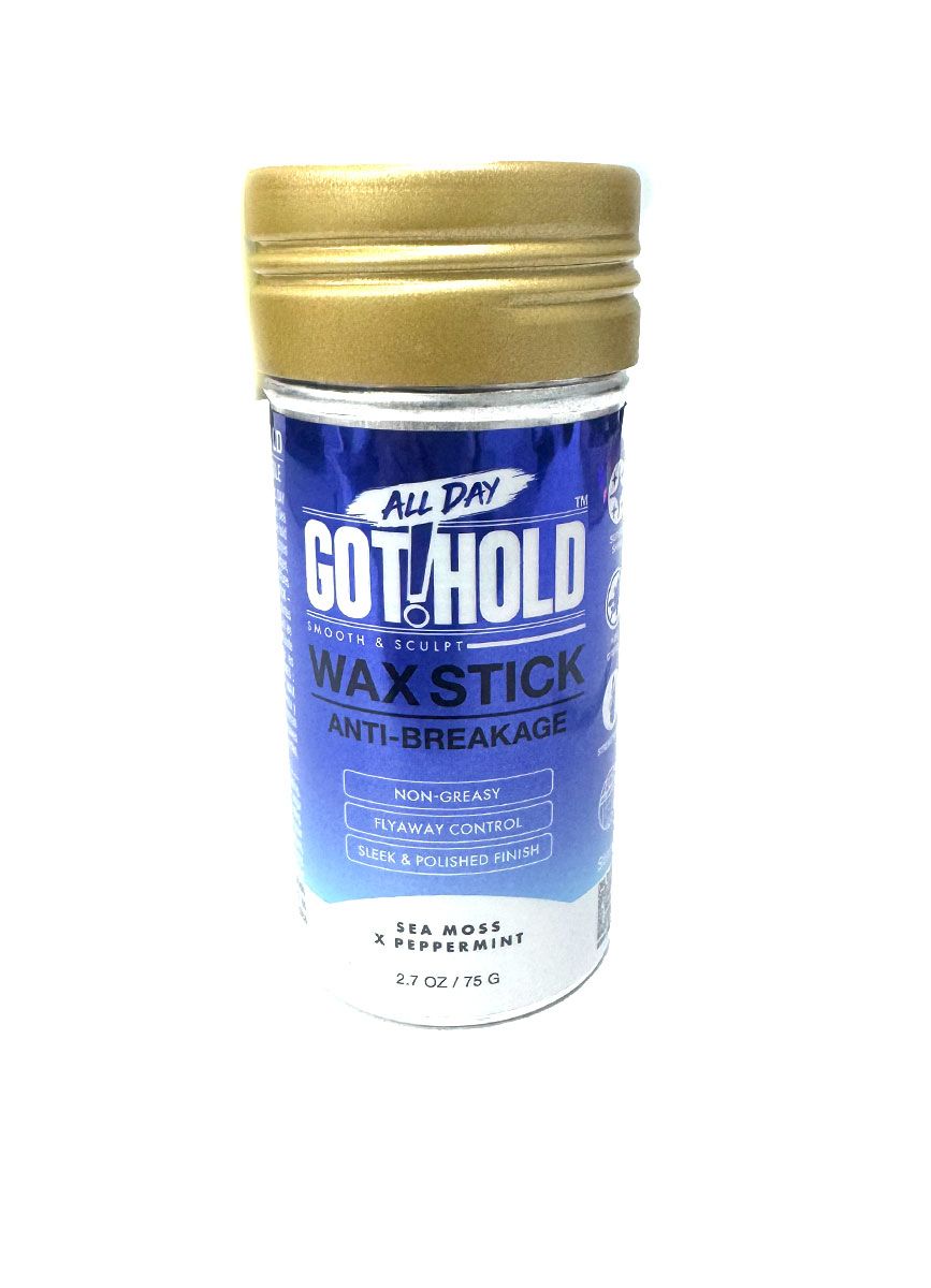 All Day Got Hold Wax Stick 2.7oz, Slicking & Smoothing Edge Control Styling Wax