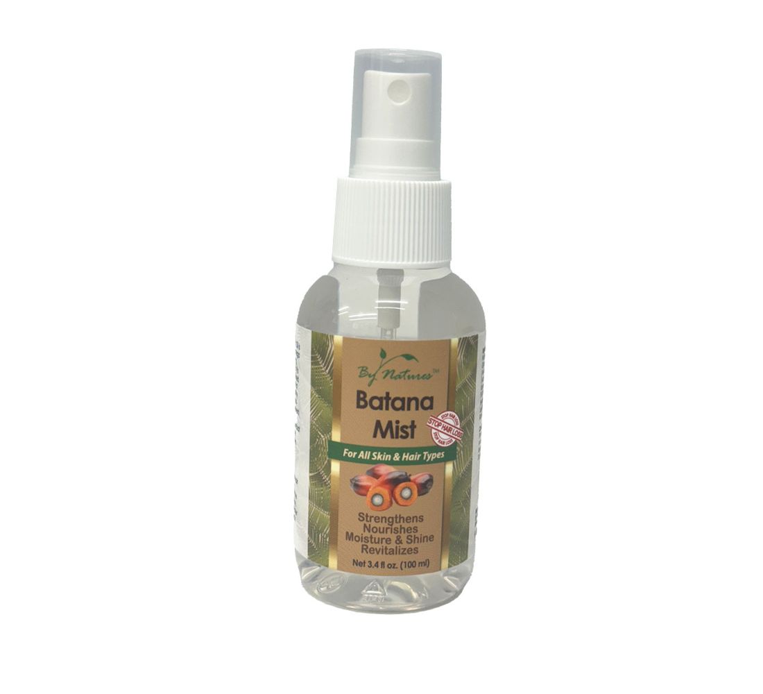 By Nature's Batana Hair Mist - TSA Travel Size Hydrating Leave-In Spray 3.4 oz