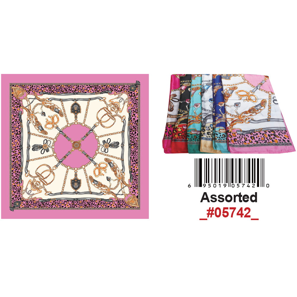 Beauty Town Satin Silk Hair Scarf - Large Luxury Head Wrap for Sleeping & Edge Laying